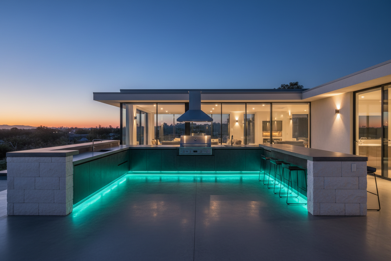 U-Shape Outdoor Kitchens