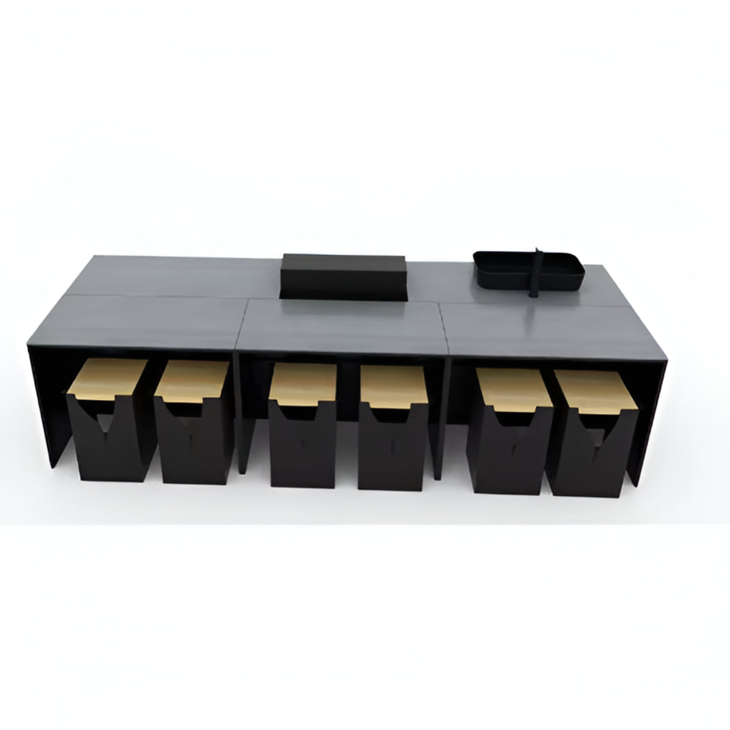 Obsidian & Gild™ U-Shape Outdoor Bar Kitchen