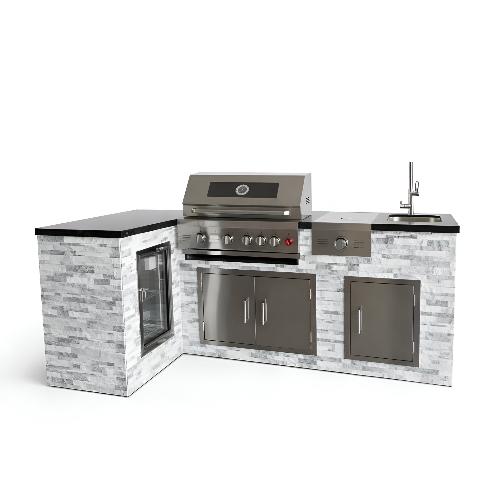 Caldera StoneCrest™ L-Shape Outdoor Kitchen