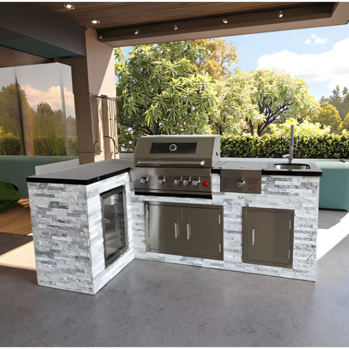 Caldera StoneCrest™ L-Shape Outdoor Kitchen