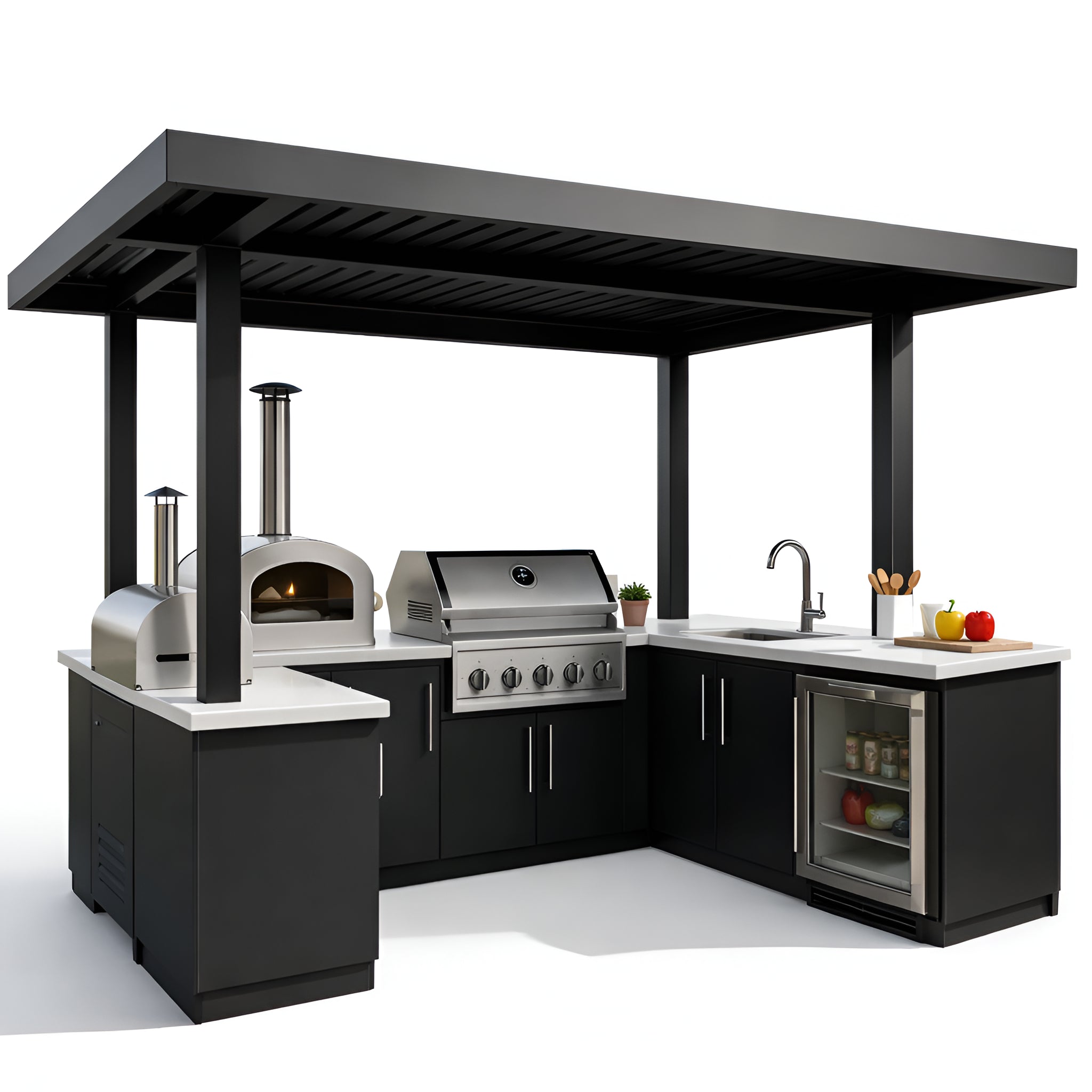 Ironclad Cantina™ U-Shape Outdoor Kitchen