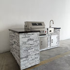 Caldera StoneCrest™ L-Shape Outdoor Kitchen